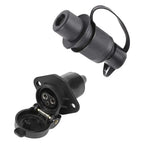 12V 3Pin Trailer Socket – Round Pole Connector for Caravans Trucks and Boats