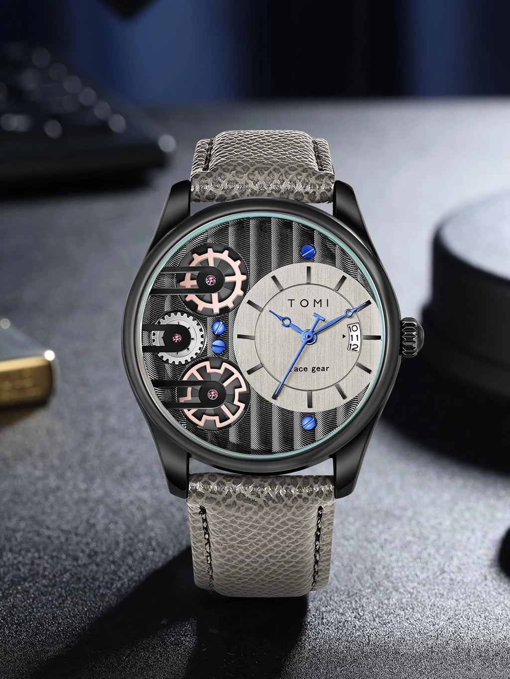 Quartz Men's Wristwatch – Luxury Minimalist Business Gift for Anniversaries