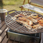 Stainless Steel Barbecue Steam Rack – Anti-Scorching Grill for Outdoor Camping