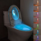 Motion Sensor Toilet Night Light – 7-Color LED Glow for Bathroom Decor