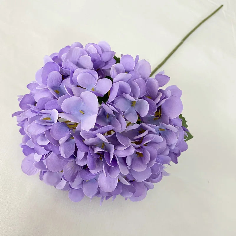 Silk Hydrangea Bouquet – 58cm Artificial Flowers for Wedding Home Decor