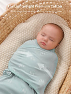 Cotton Baby Sleeping Bag – Anti-Shock Swaddle Wrap for Newborn Sleep