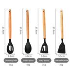 Silicone Kitchen Utensil Set – Non-Stick Cooking Tools for Home Chefs