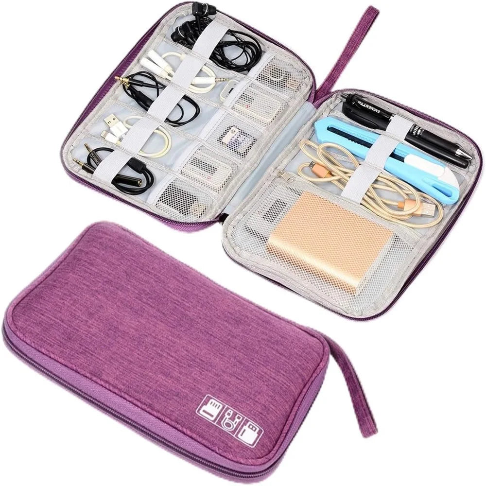Waterproof Electronics Organizer – Travel Carrying Pouch for Tech Accessories