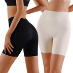 Seamless High Waist Shapewear – Tummy Control Ice Silk Shorts for Sports