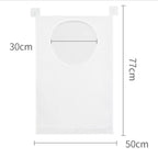 Foldable Mesh Laundry Basket – Wall Hanging Storage for Bathroom Organization