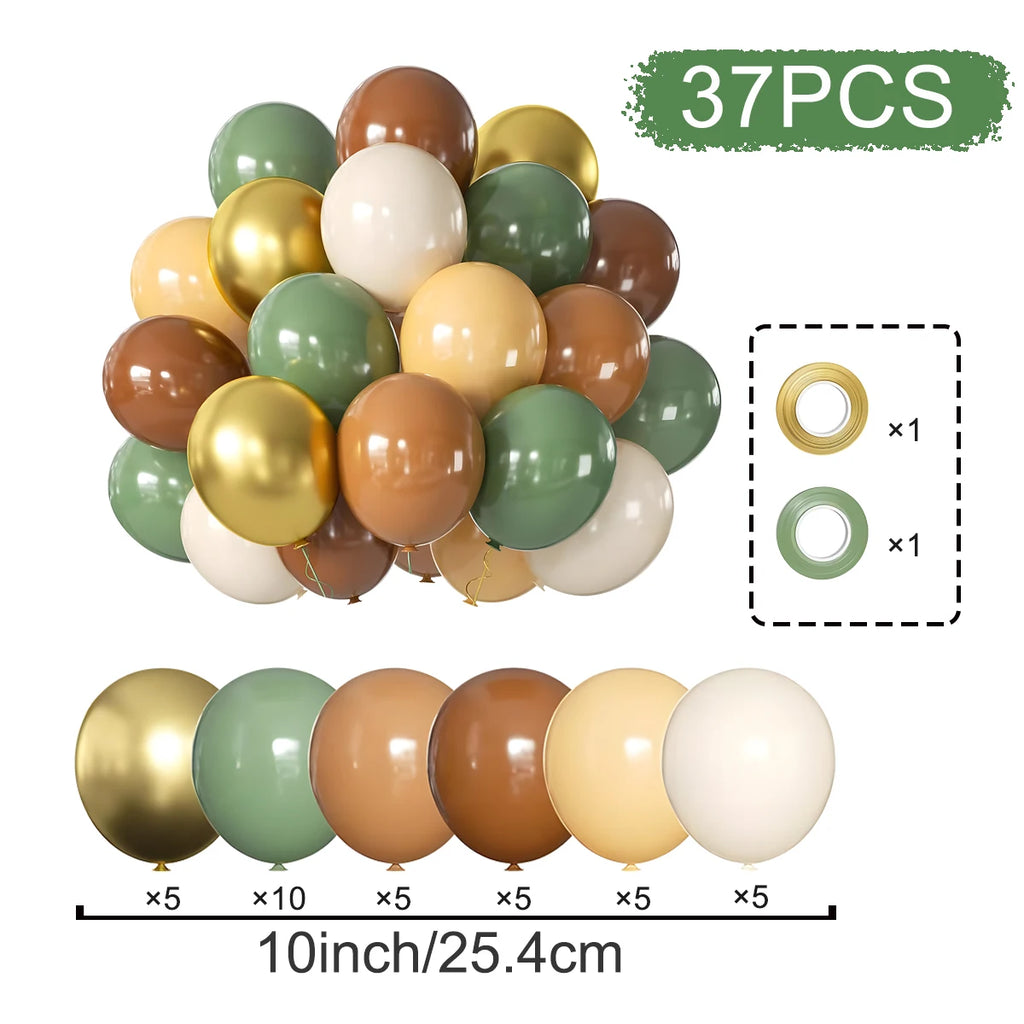 Metallic Pearl and Confetti Balloons – Decorative Latex Set for Party Events