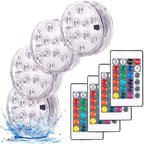 RGB LED Submersible Light – Waterproof Battery Operated Decor for Pool Parties