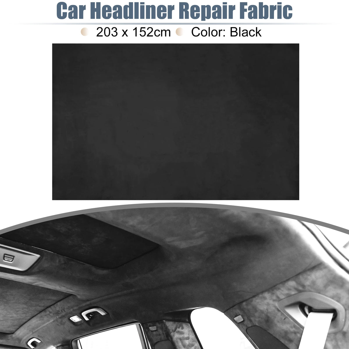 Foam Backed Suede Headliner Fabric – DIY Car Interior Repair Replacement