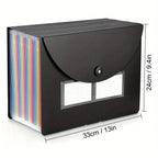 Expandable File Folder – 25 Pocket Accordion Organizer for Documents