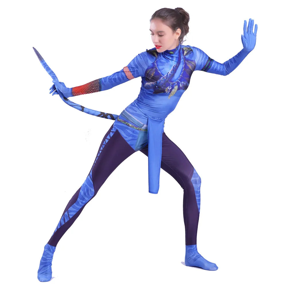 Avatar Alien Bodysuit – The Way of Water Jumpsuit for Halloween Cosplay