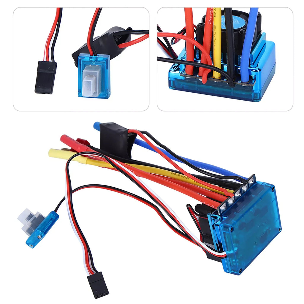 Brushless RC Motor and ESC Set – High Performance for 1/10 Racing Cars
