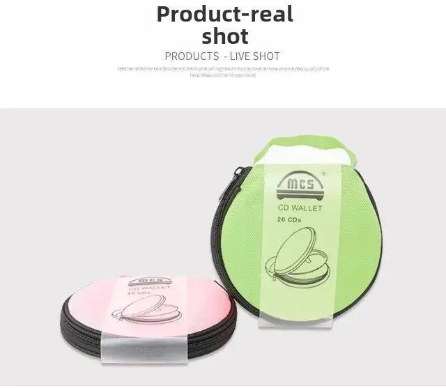 Car CD Storage Organizer – Portable Disc Case for Vehicle Media Management