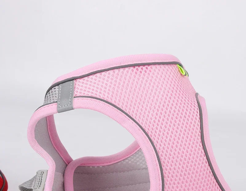 Adjustable Puppy Harness Vest – Comfortable Pet Supplies for Small Dogs