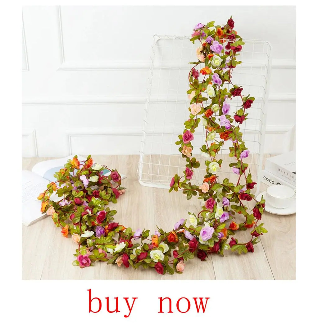 Artificial Spring Grass Leaves – 14 Leaf Bush for Wreath and Wedding Decor