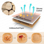 Perforated Parchment Paper – 20cm Square Non-Stick Mat for Air Fryers