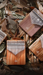 Hluru Wooden Kalimba – 21 Key Thumb Piano for Music Beginners and Education