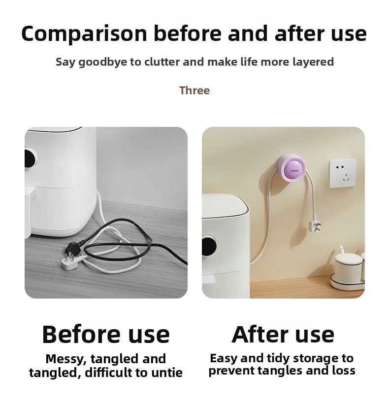Desktop Cable Organizer – Adhesive No-Drill Management for Data Cables