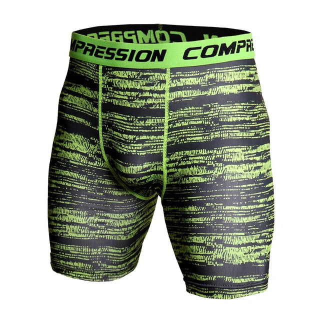Compression Shorts – 3D Printed Camouflage for Gym and Bodybuilding
