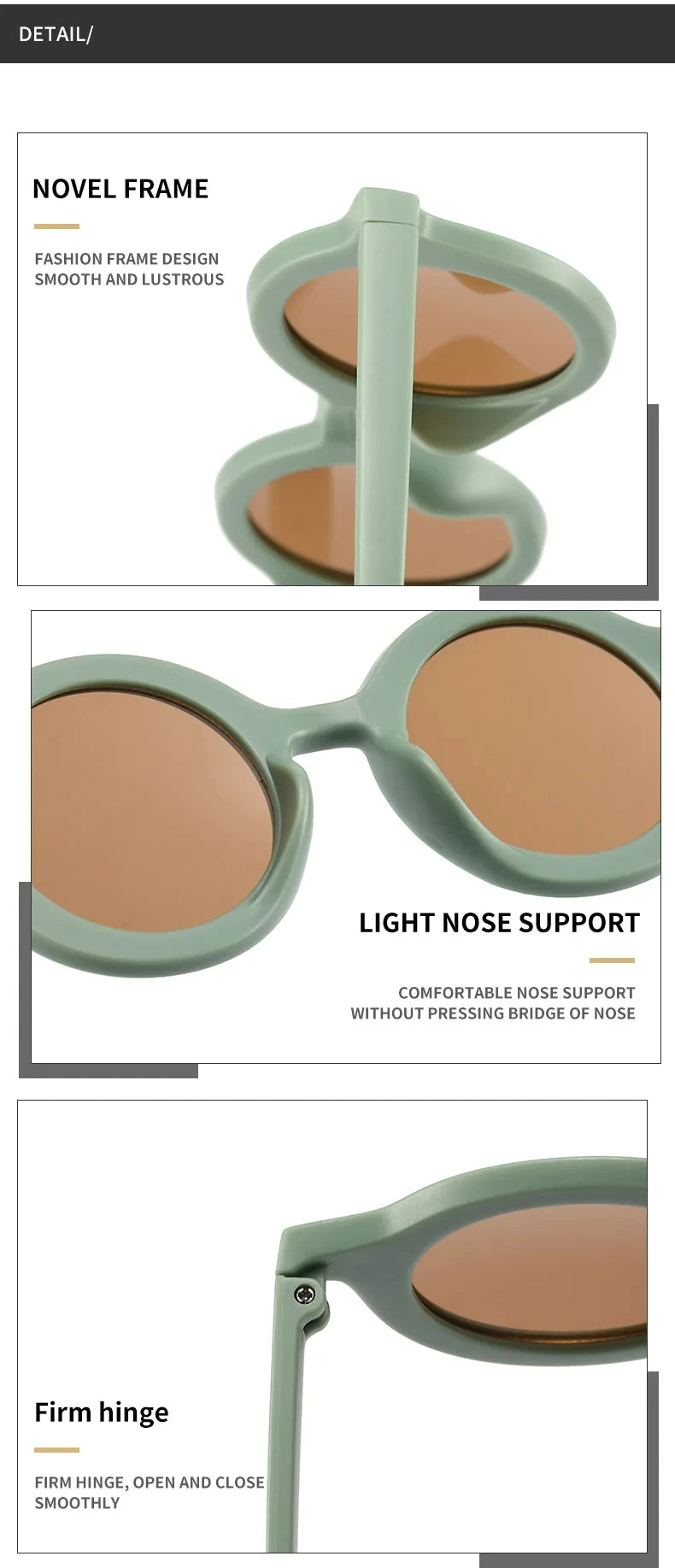 Childrens UV400 Plastic Sunglasses – Lightweight Protective Eyewear for Kids