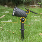 RGB Solar LED Spotlights – Waterproof Landscape Lighting for Garden Yard
