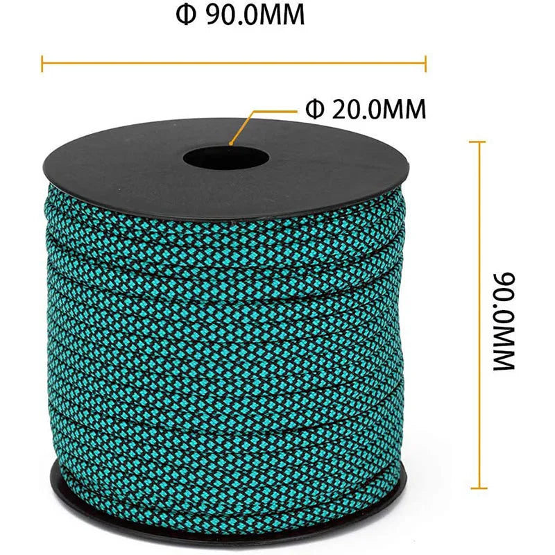 Paracord Reel – 160 Foot Mil-Spec Nylon Parachute Cord for Outdoor Survival