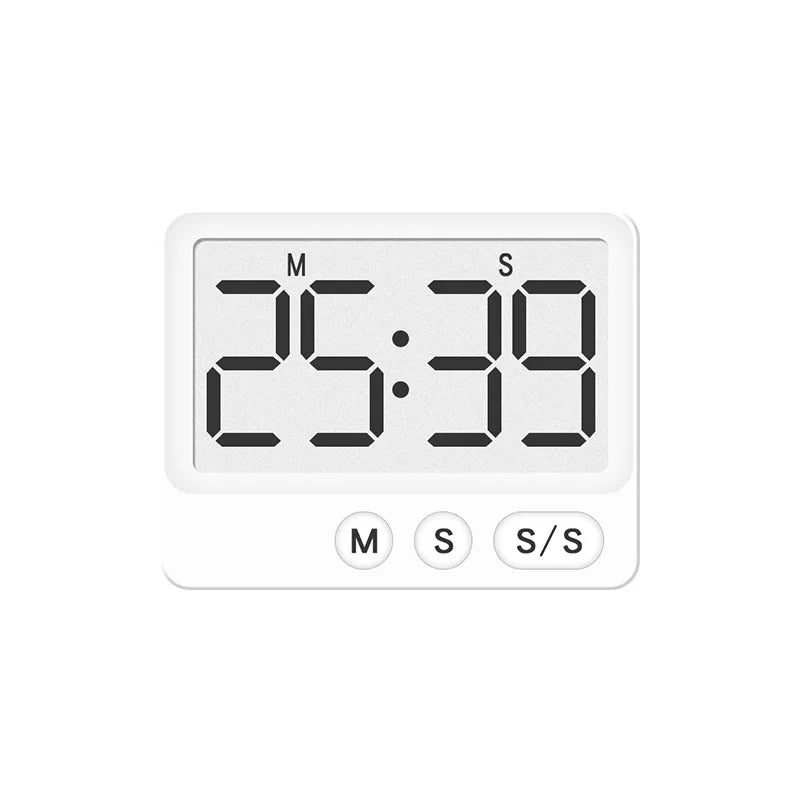 Digital Magnetic Countdown Timer – Large LCD Display for Kitchen and Study