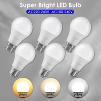 Energy Saving LED Light Bulb – A60 A80 E27 B22 Lamp for Home Lighting