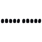Soft Elastic Sponge Microphone Covers – Foam Windscreens for Headset Mics