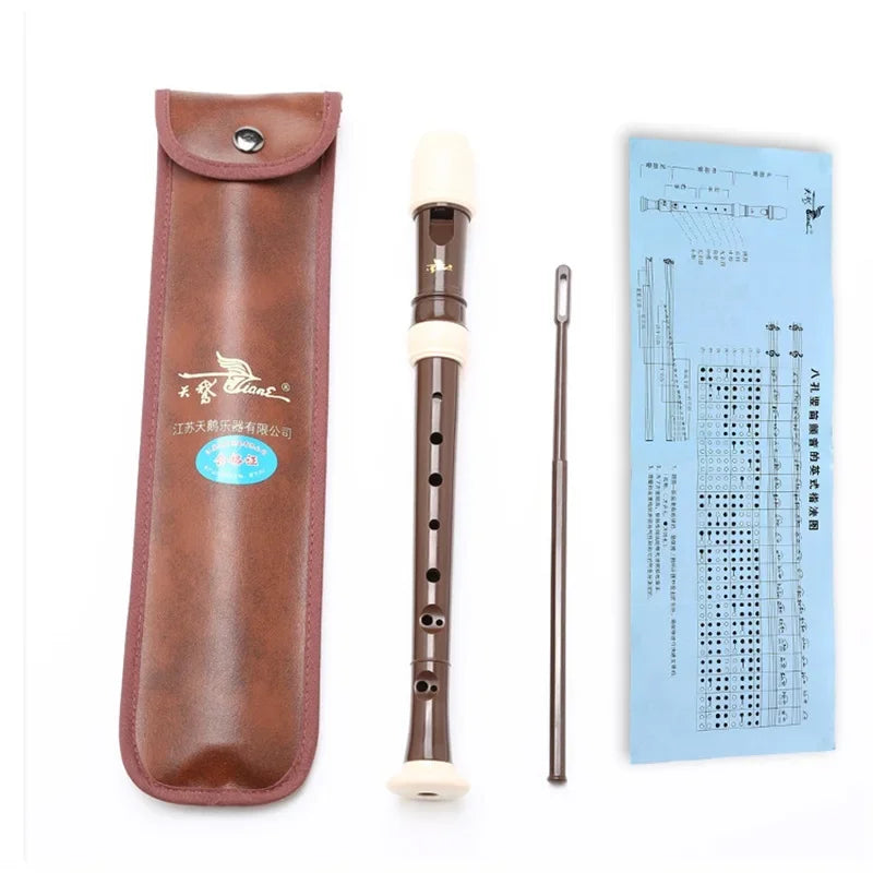 Baroque Treble Recorder – Eight-Hole ABS Flute for Adult Beginners