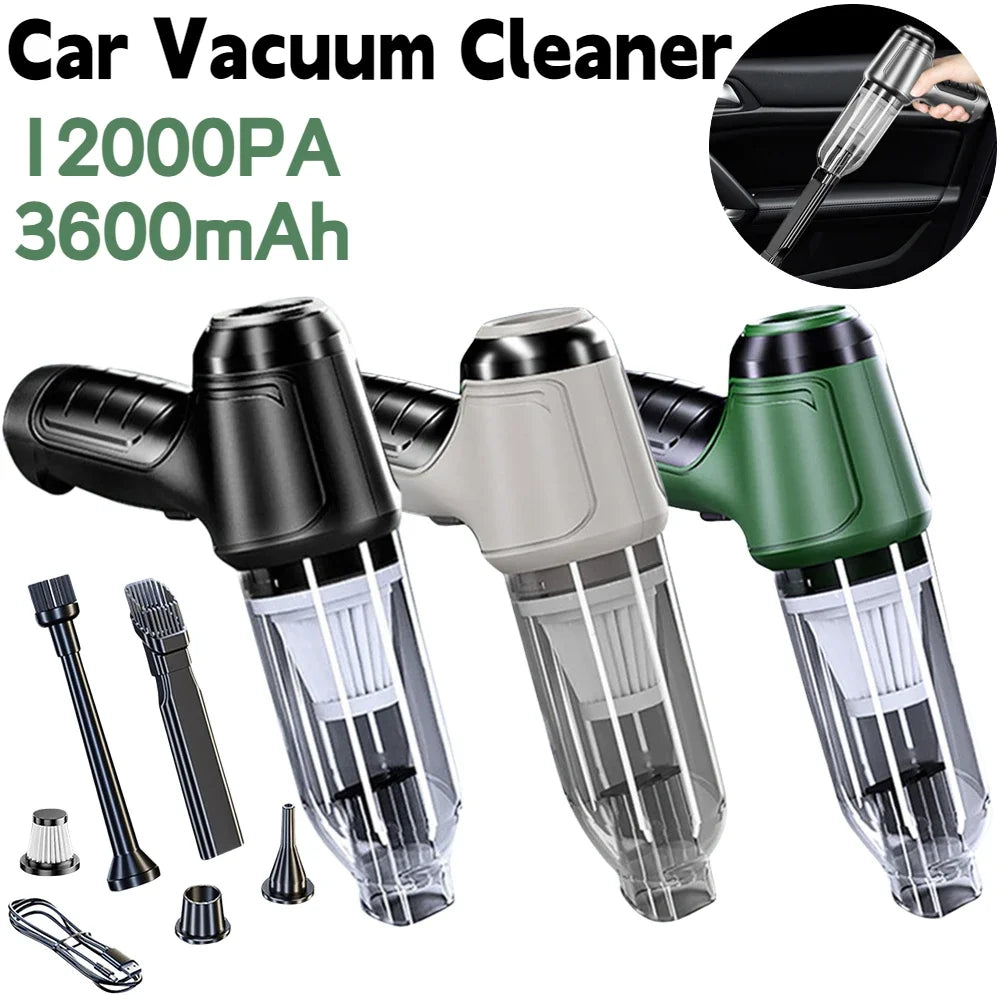 Portable Handheld Vacuum – Wireless Wet and Dry Cleaner for Car and Home