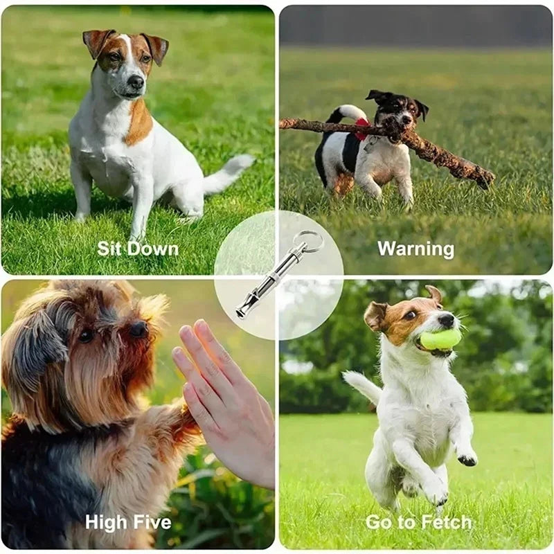 Ultrasonic Dog Training Whistle – Adjustable Pitch Tool for Pet Behavior
