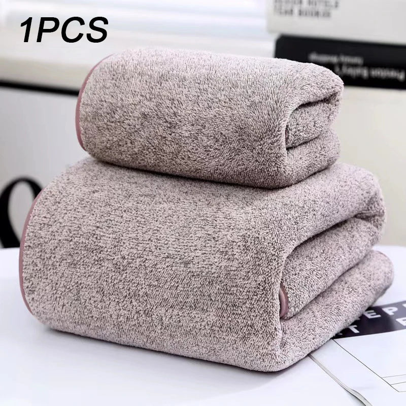 Bamboo Charcoal Coral Velvet Bath Towel – Super Absorbent for Daily Bathroom Use