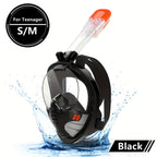 Full Face Snorkel Mask – Anti Fog Diving Gear for Adults and Kids