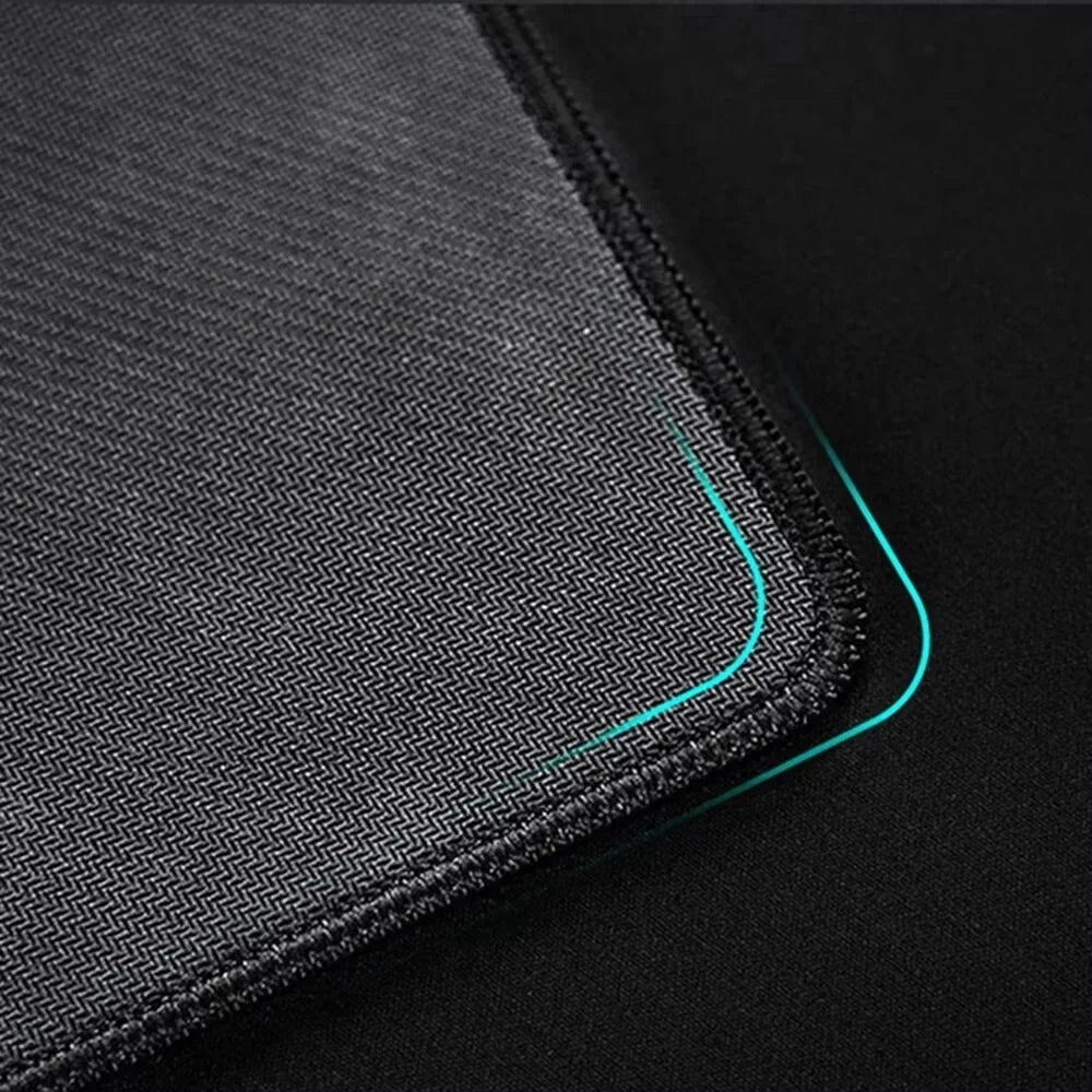 Large Grey Desk Mat – 900x400mm Stitched Edge Mouse Pad for Gaming and Office