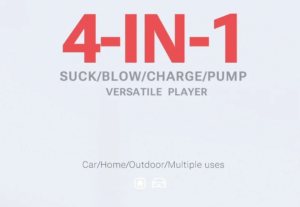 Portable Cordless Handheld Vacuum – High-Power Suction for Car and Home