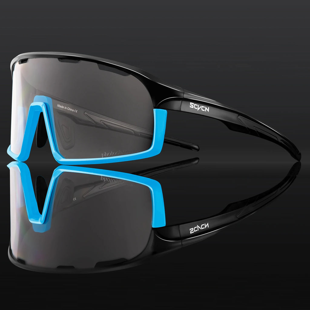 Photochromic Cycling Sunglasses – UV400 Protective Eyewear for MTB Sports