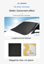 Magnetic Windshield Snow Cover – Insulated Frost Shield for Winter Car Care