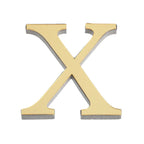 3D Gold Acrylic Letter Wall Stickers – Self-Adhesive Alphabet Home Decor
