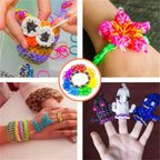 Elastic Loom Bands – Colorful DIY Jewelry Making Kit for Kids Crafts