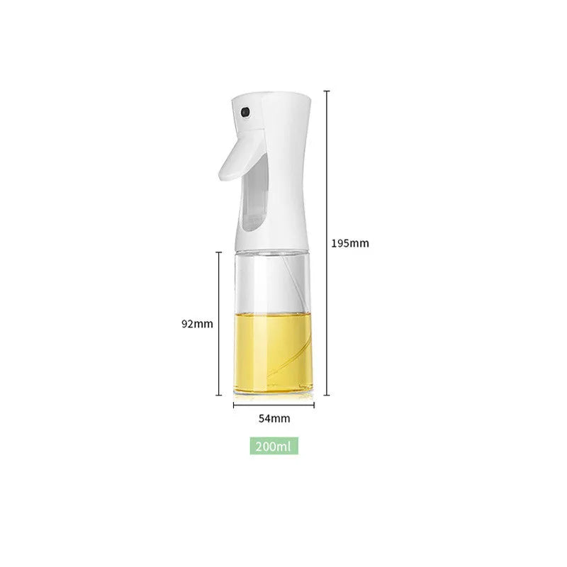 Glass Oil Dispenser Bottle – 2-in-1 Spray and Pour for Kitchen Cooking