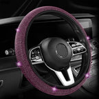 Crystal Rhinestone Steering Wheel Cover – Sparkling Auto Interior Decoration