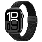 Braided Nylon Loop Watch Band – Magnetic Adjustable Bracelet for Apple iWatch