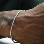 925 Sterling Silver Snake Chain Bracelet – 3mm Minimalist Jewelry for Men Women