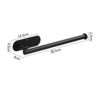 Stainless Steel Paper Towel Holder – Adhesive Wall Mount for Kitchen