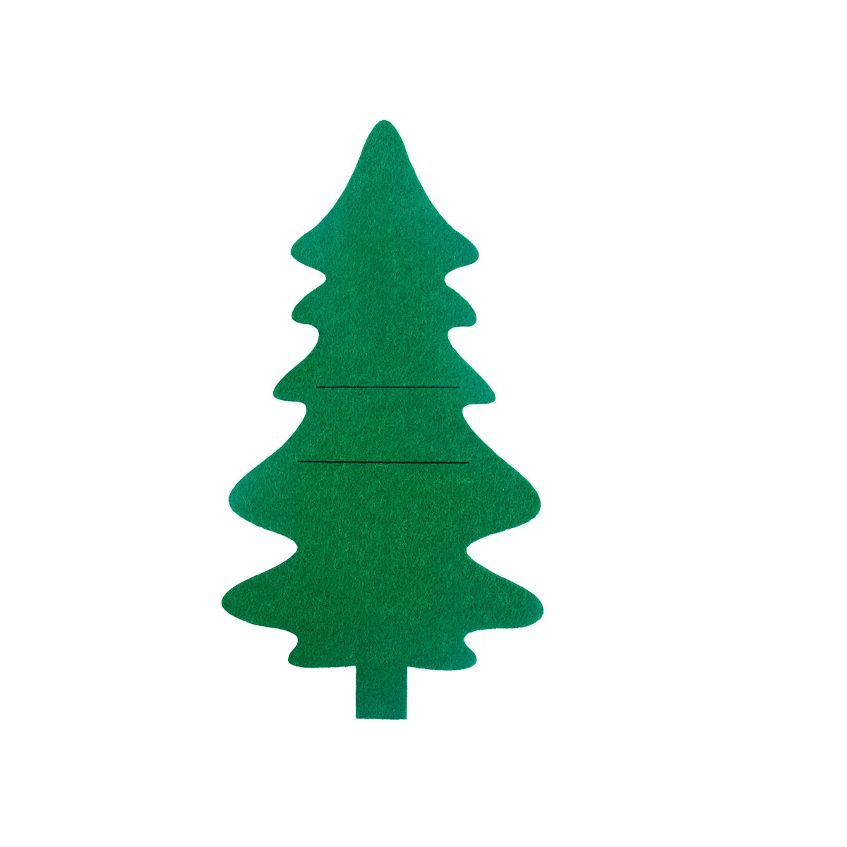 Christmas Tree Cutlery Holders – Festive Felt Tableware Decor for Holiday Dining