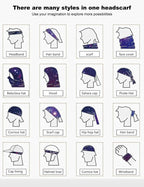 Breathable UV Face Gaiter – Sweat Absorbent Bandana for Outdoor Sports