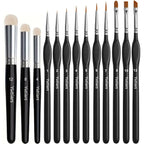 Miniature Paint Brush Set – Micro Detail Brushes for Acrylic and Watercolor