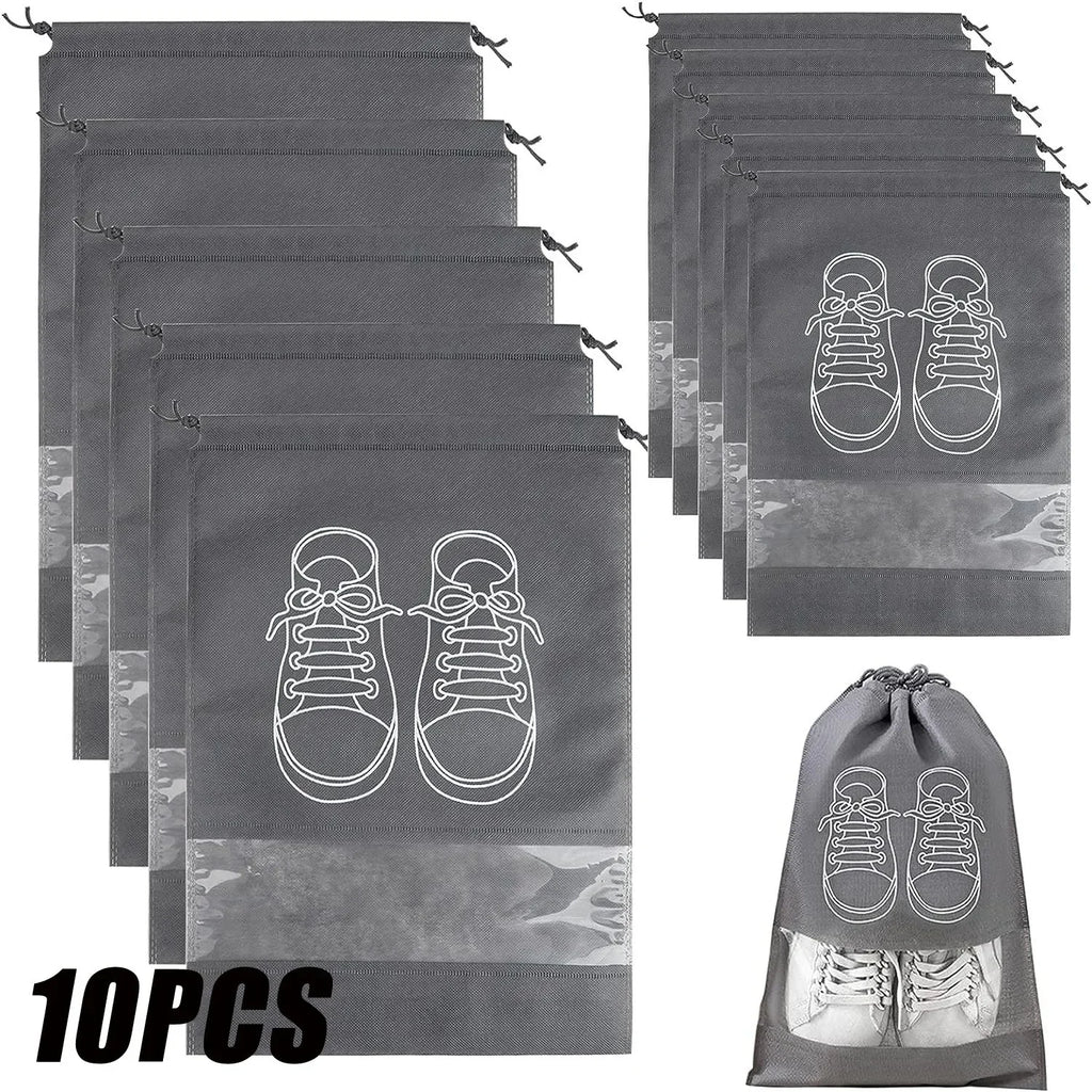 Non-Woven Shoe Storage Bags – Portable Dust-Proof Pouches for Travel and Home