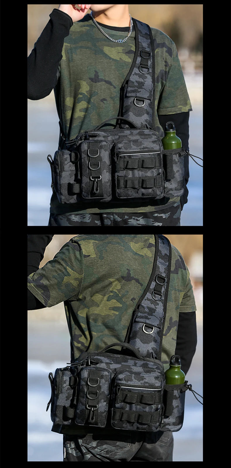Fishing Tackle Backpack – Gear Storage Bag with Rod Holder for Fly Fishing